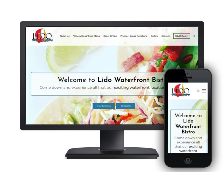 Web design for restaurant in Victoria