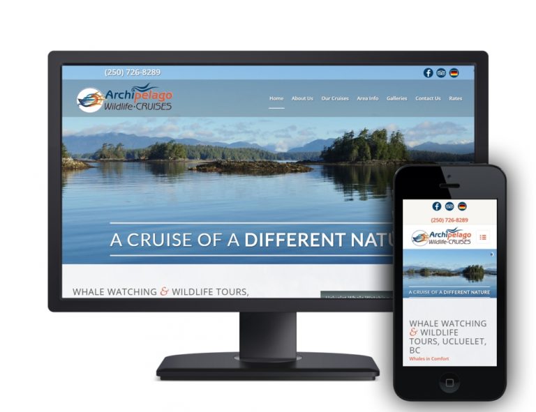 Sightseeing and tourism website design