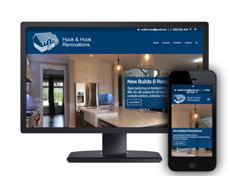 Victoria renovations website design
