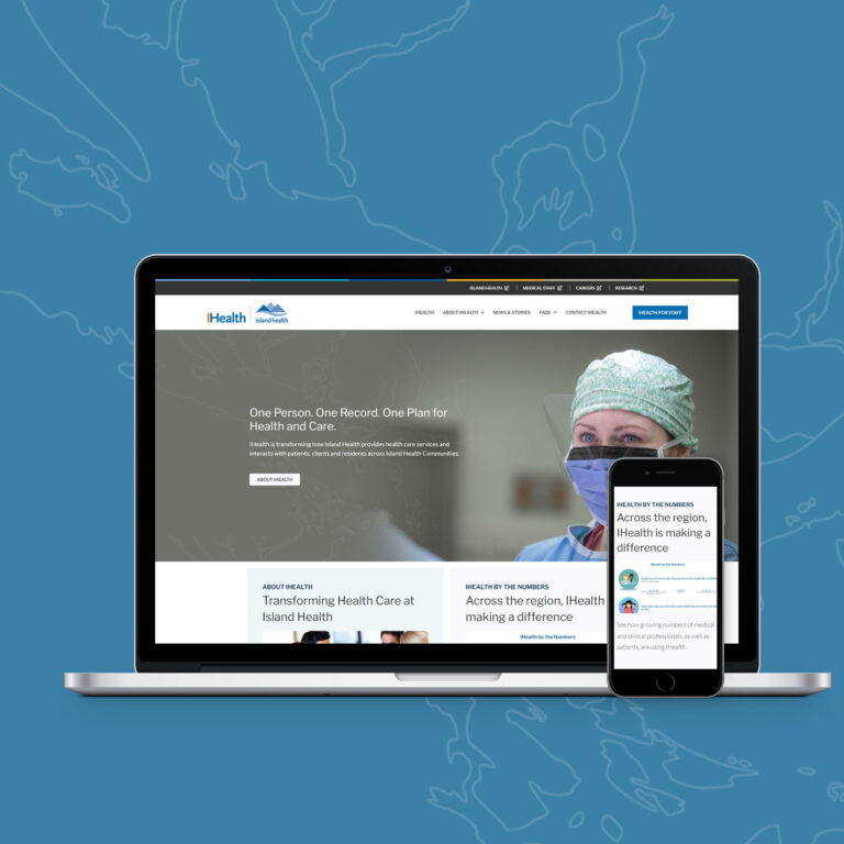 Island Health iHealth Website Design