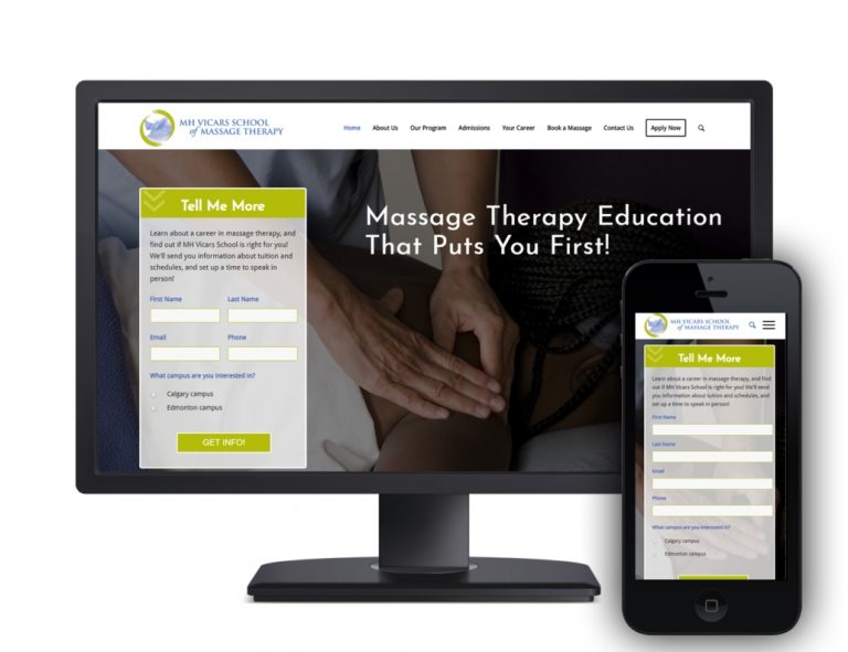 Healthcare website design